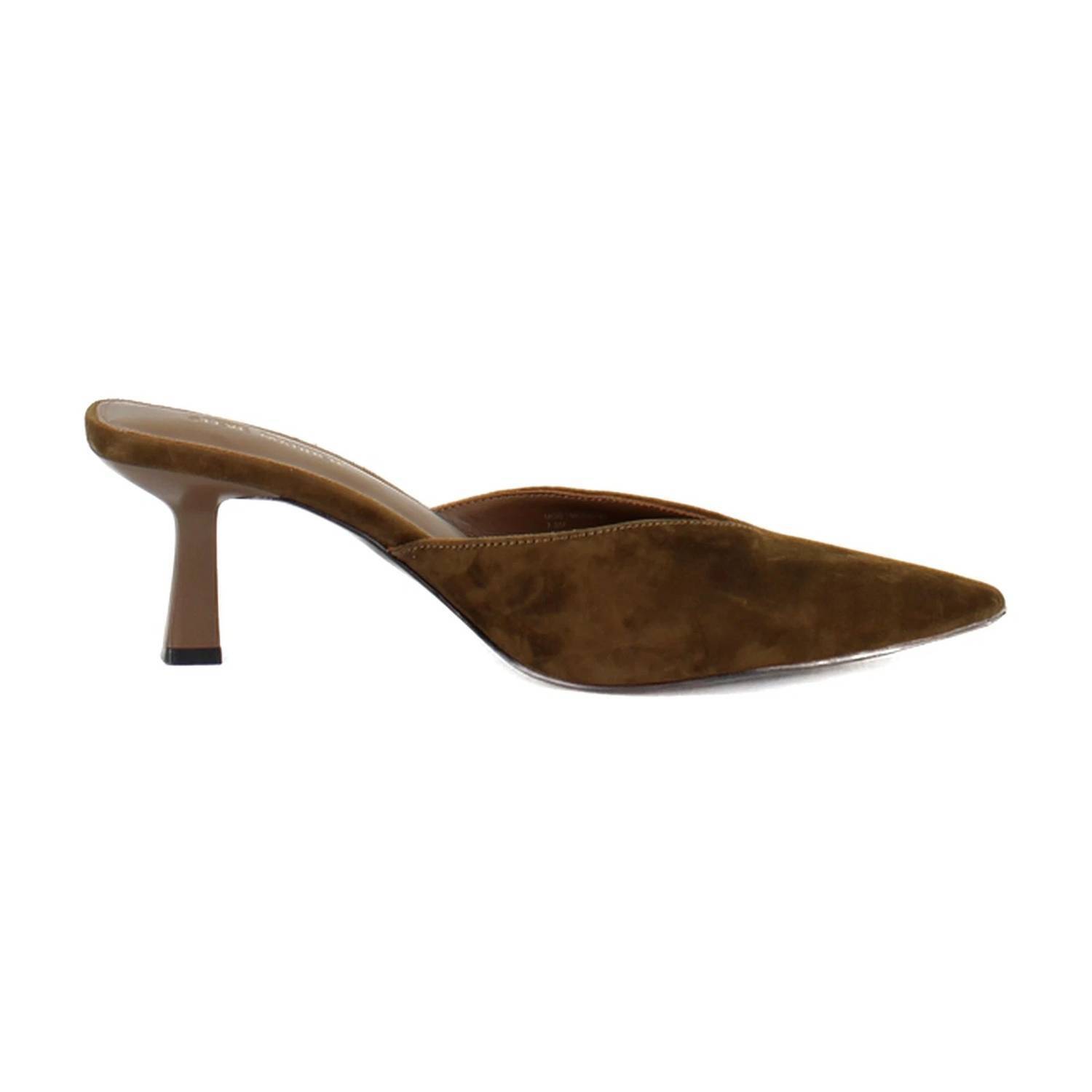 New Steve Madden Women's Pointed Toe Mule In Dark Chocolate Brown